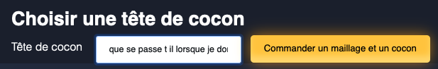 tête de cocon
