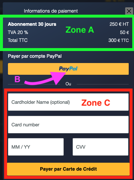 payer un abonnement metamots
