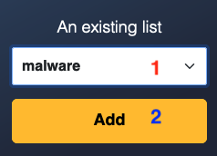 add an idea to the selected list