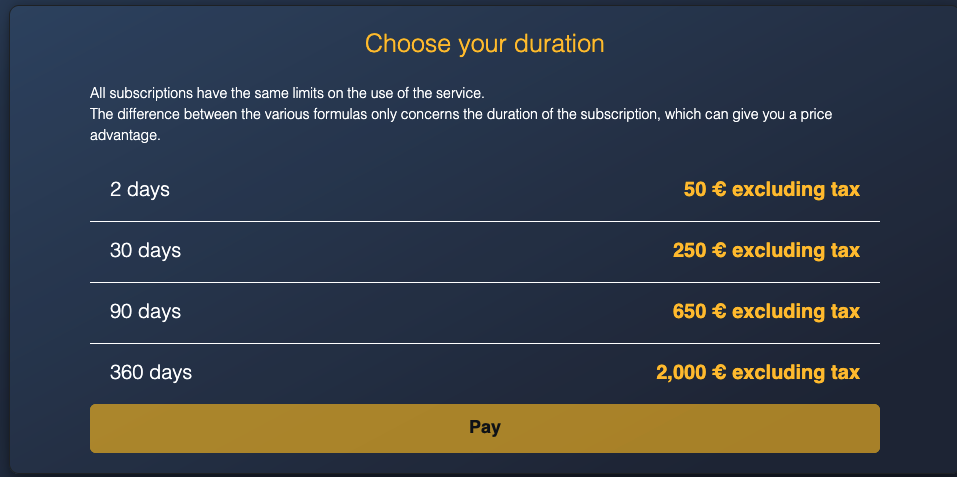 Take out a subscription