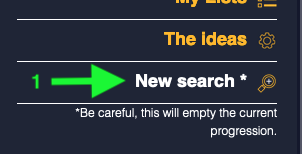 new initial search