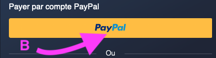 Paiement par le bouton Paypal