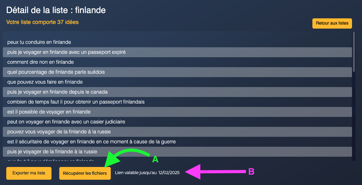 Lien pour récupérer le cocon et le maillage automatiques